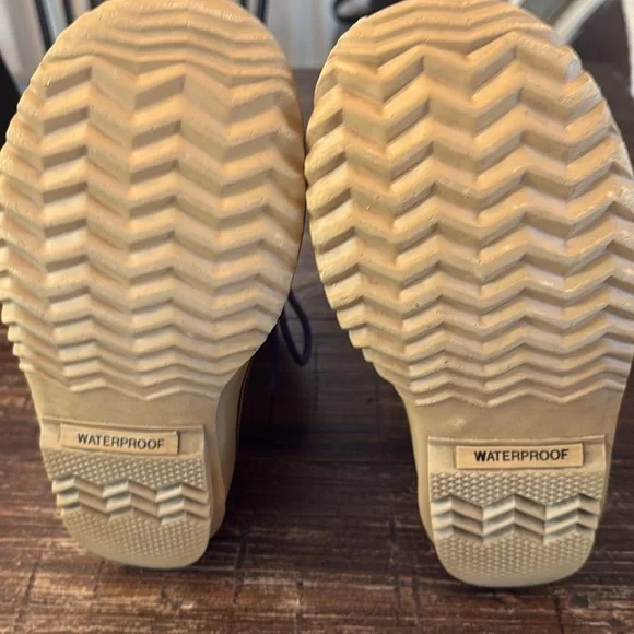 Sorel Women's Premium Canvas Duck Boots Waterproof Hunter Green Size 9 - Picture 4 of 8